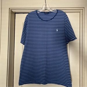 Polo by Ralph Lauren Men's Navy Striped Tee